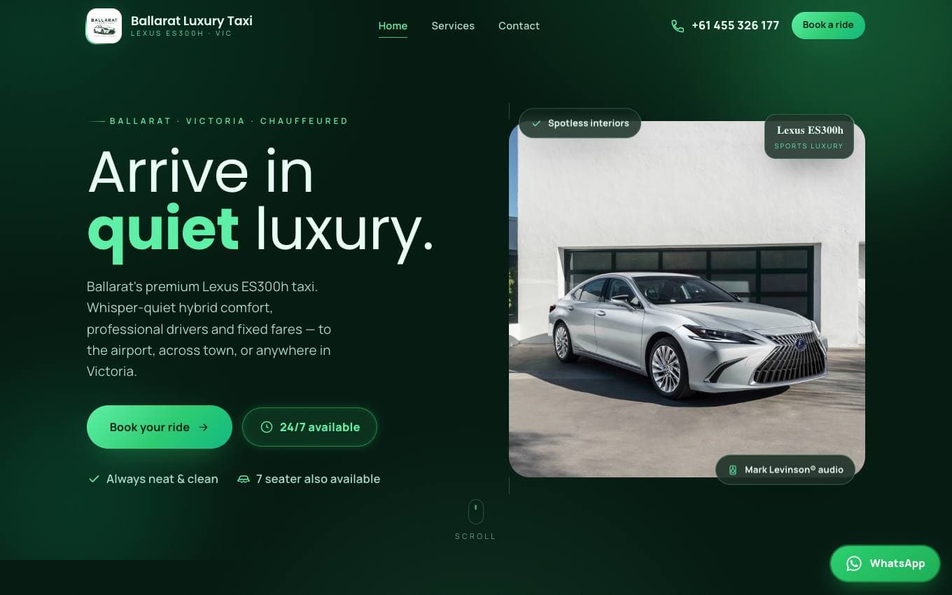 Ballarat Luxury Taxi preview