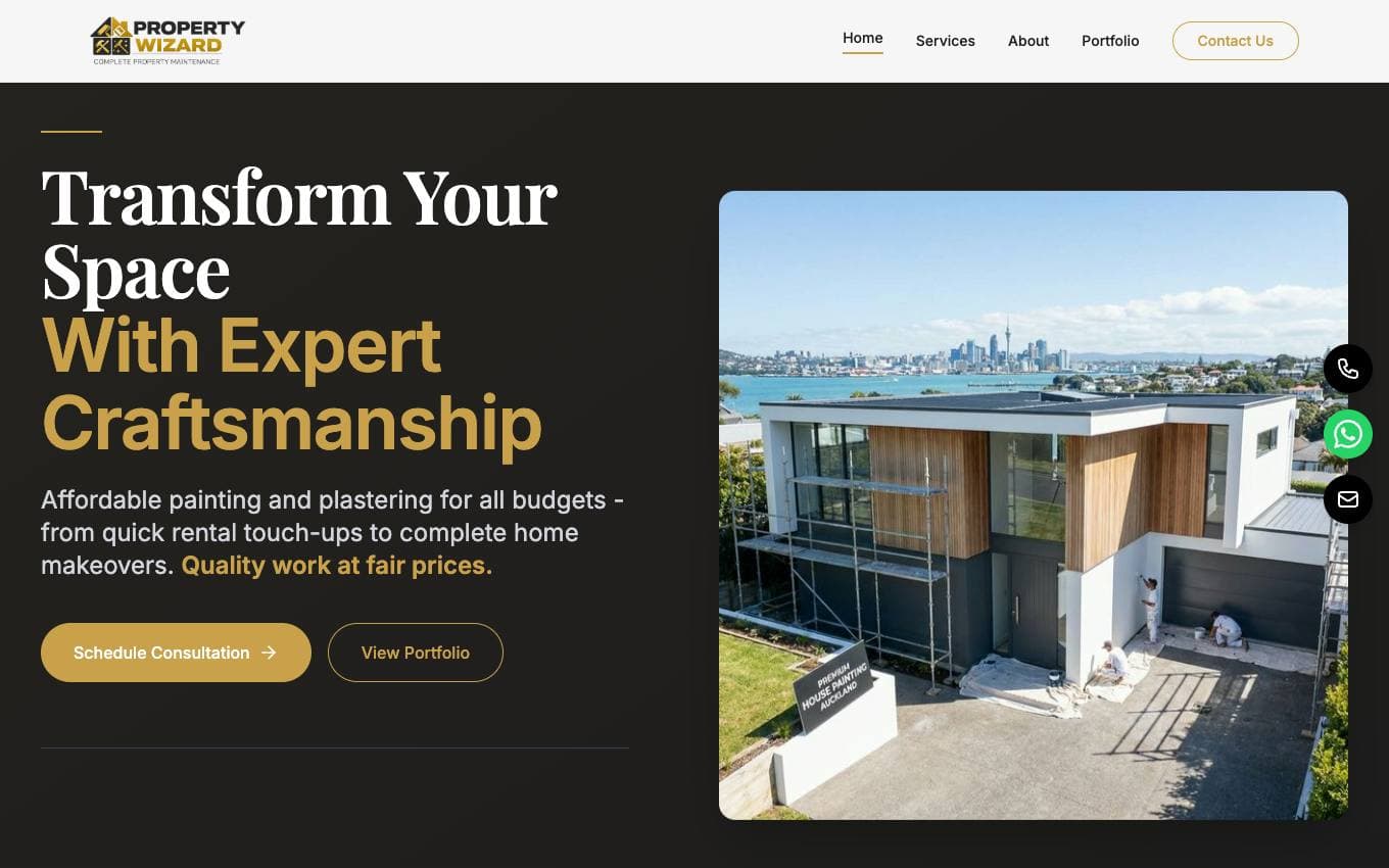 Property Wizard preview