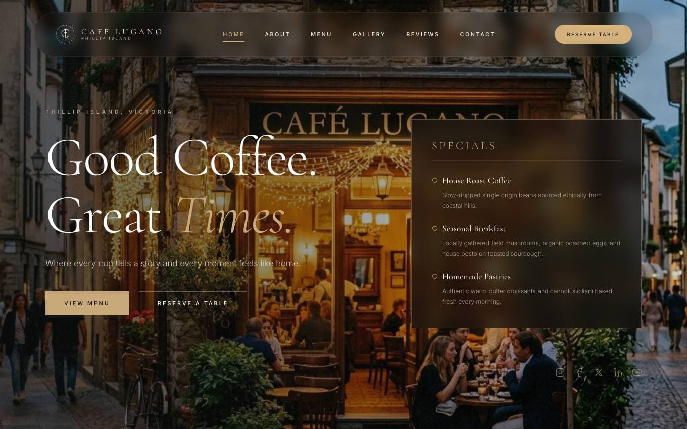 Sidhu Cafe Lugano preview