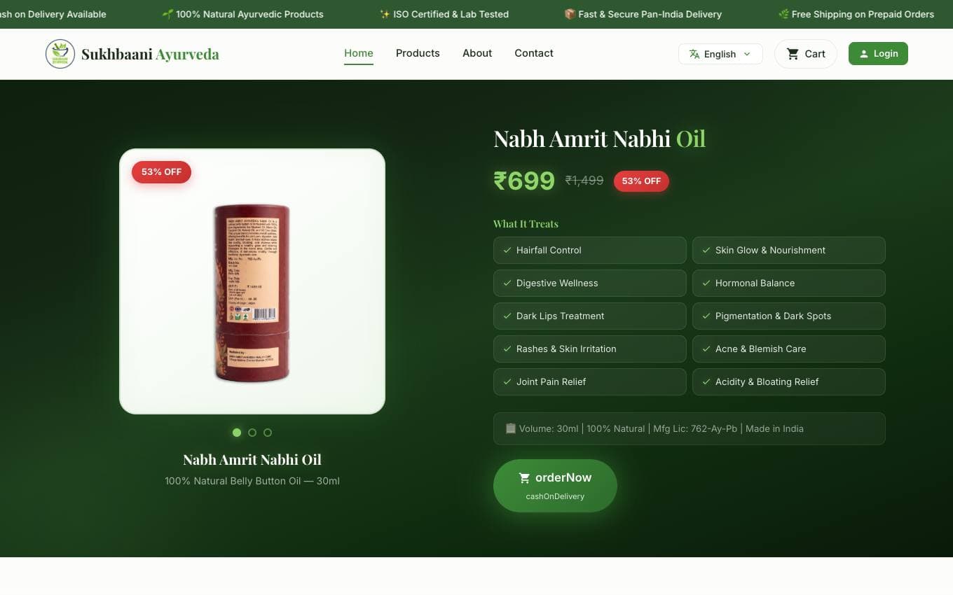 Sukhbaani Ayurveda preview
