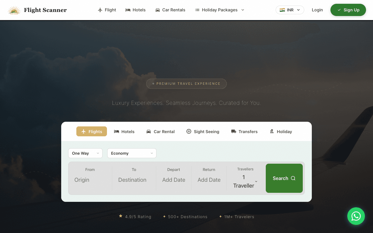 Flights Scanner preview